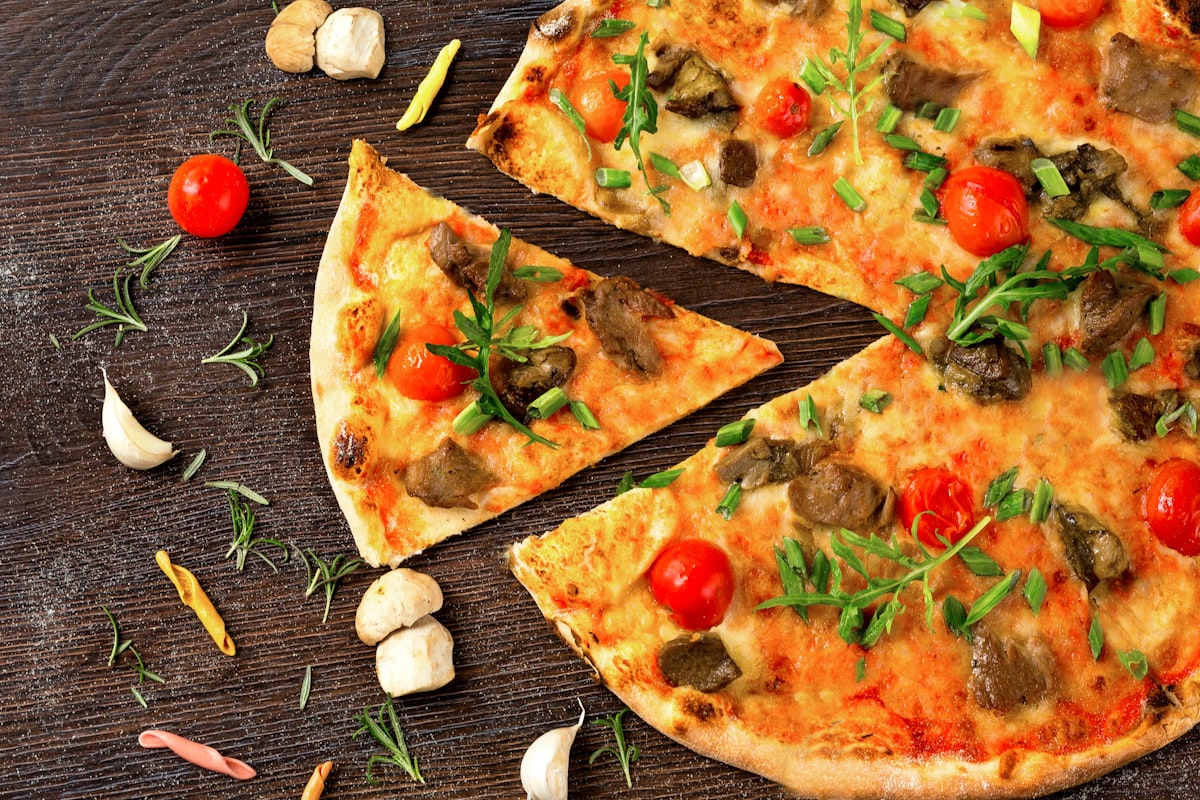 Pizza im Steinofen